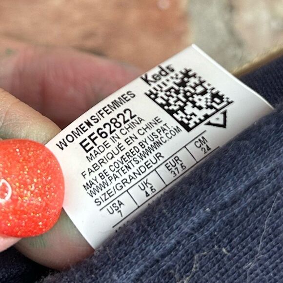 5 for $25🔥Grasshoppers Navy Quinn Wedge Comfort Shoes Size 7 - Picture 6 of 7